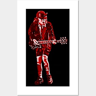 ANGUS YOUNG THE DEVIL Posters and Art